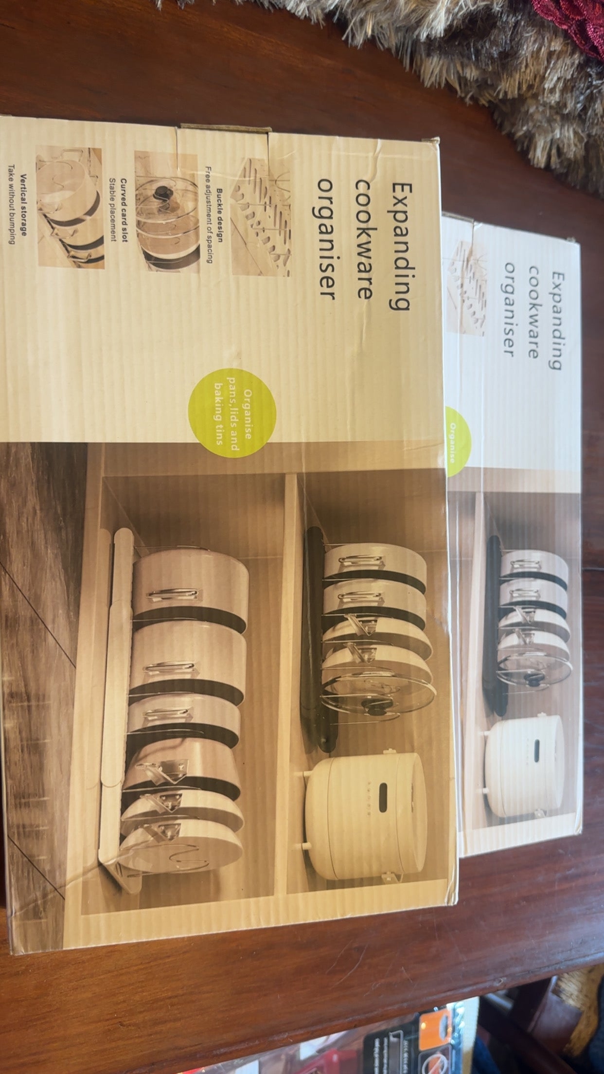 Expanding Cookware Organizer